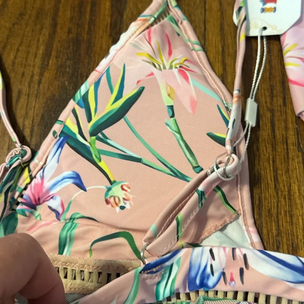 Floral Pink One-Piece Swimsuit